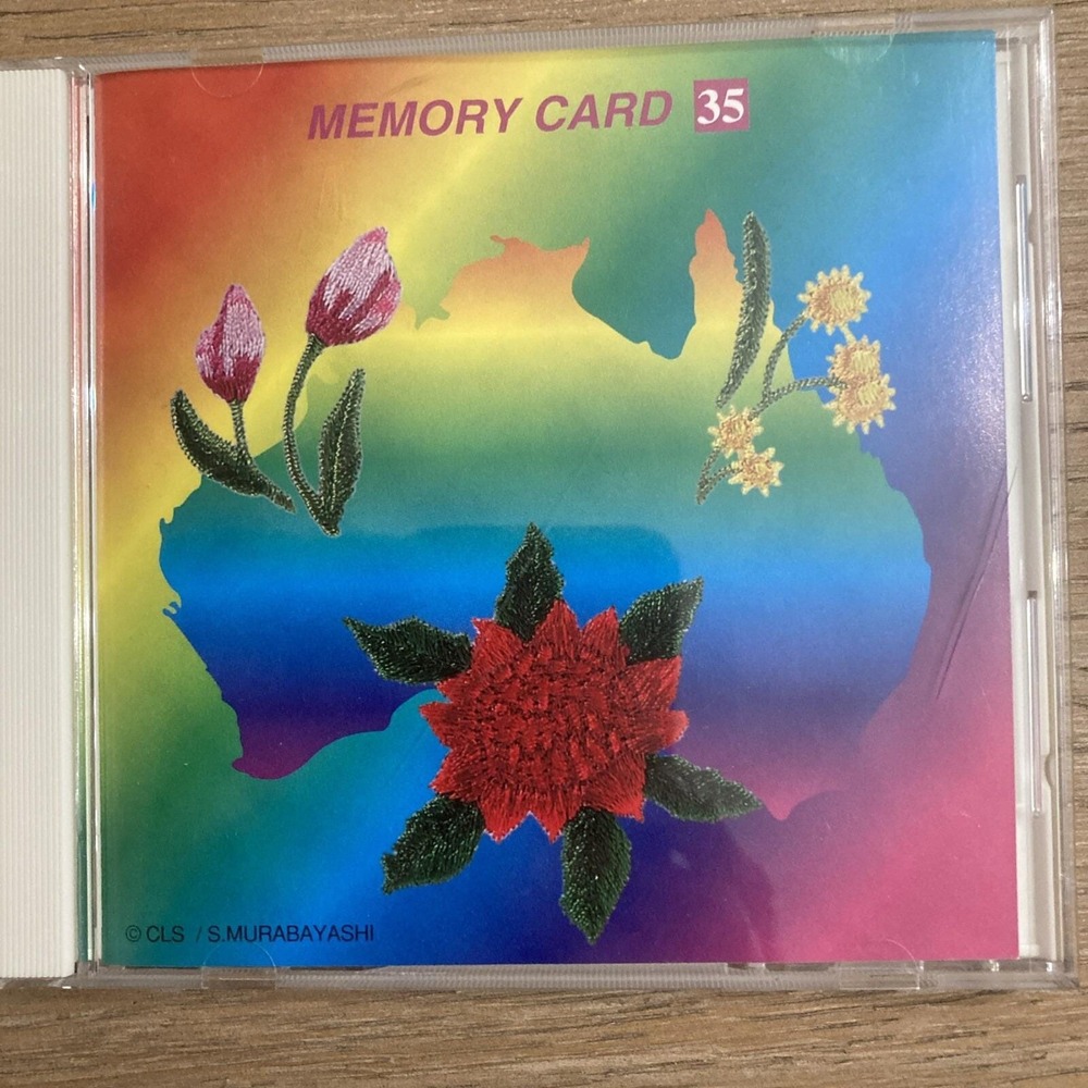 Janome 35 Australian Floral Series Designs Embroidery Memory Card Flowers